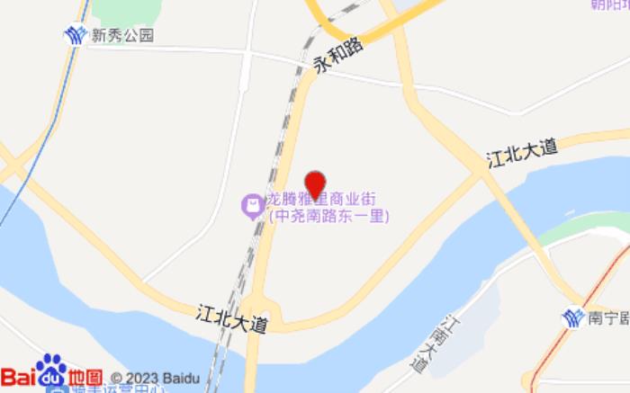 城市便捷酒店(南宁朝阳广场火车站店）位置图