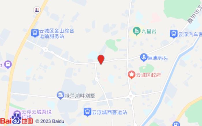 如家商旅酒店(云浮云城店)位置图