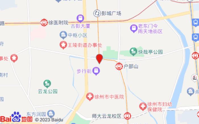 汉庭酒店(徐州户部山店)位置图