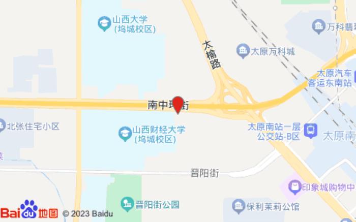 丽枫酒店(太原南站店)位置图