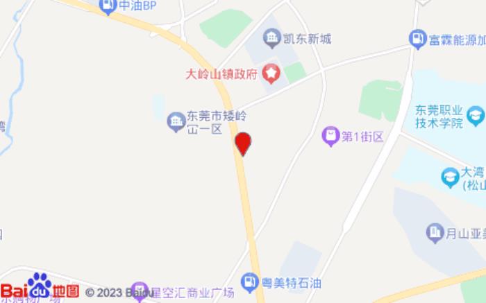 城市便捷酒店(东莞松山湖大学城店)位置图