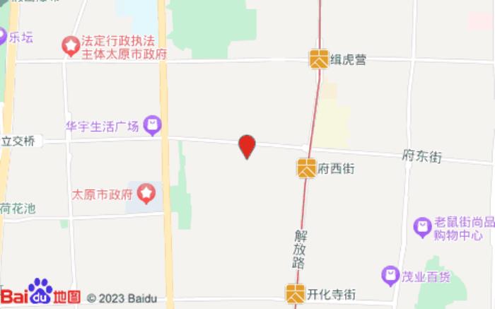 桔子酒店(太原府西街店)位置图