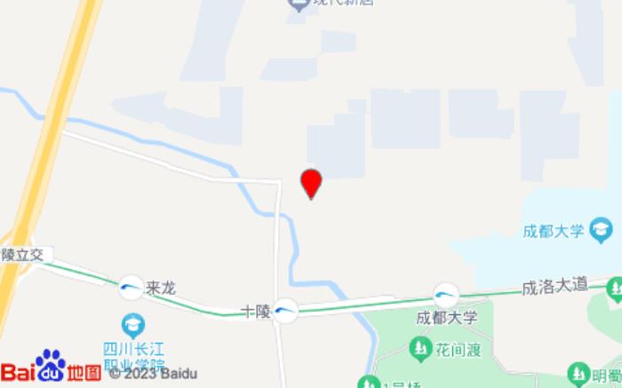 智尚酒店(成都大学十陵地铁站店)位置图