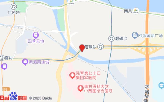 7天连锁酒店(新港东路店)位置图