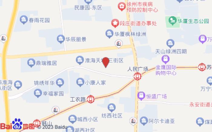 和颐酒店(徐州万科淮海新天地店)位置图