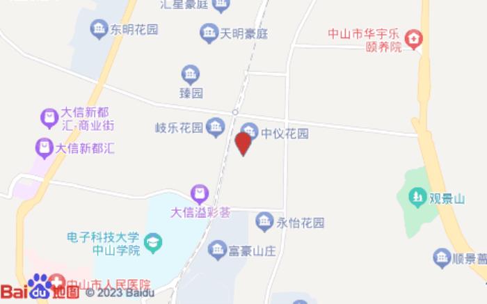 骏怡连锁酒店(中山石岐大信店)位置图