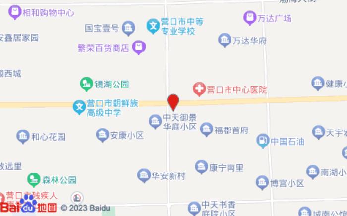 如家驿居酒店(营口市中心医院店)位置图