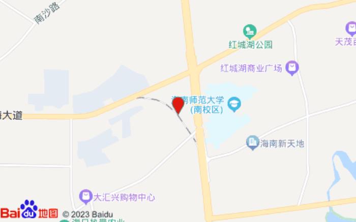 海口东站希尔顿欢朋酒店(龙昆南路店)位置图