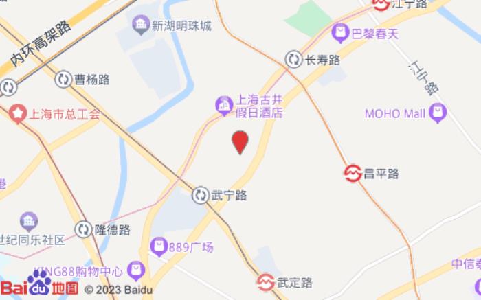 如家精选酒店(上海武宁路地铁站安远路店)位置图
