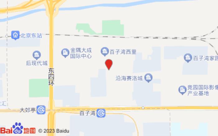 如家酒店(北京四惠百子湾地铁站店)位置图