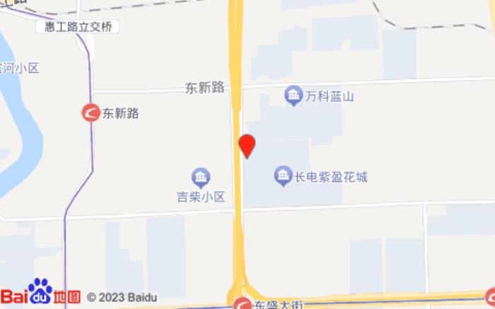 华驿酒店(东盛大街店)位置图