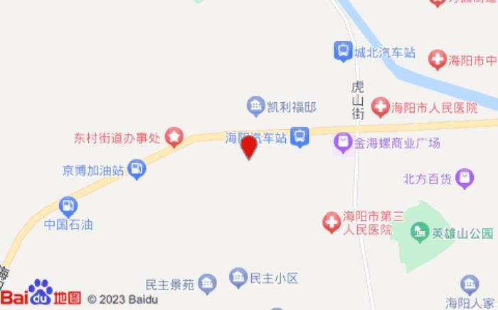 如家派柏·云酒店(海阳百货大楼店)位置图