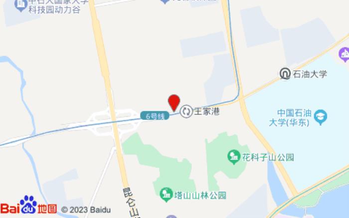 全季酒店(青岛西海岸唐岛湾石油大学店)位置图