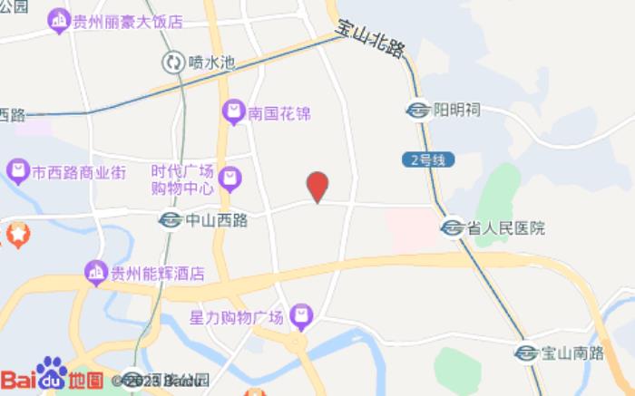 柏曼酒店(贵阳小十字省人民医院店)位置图