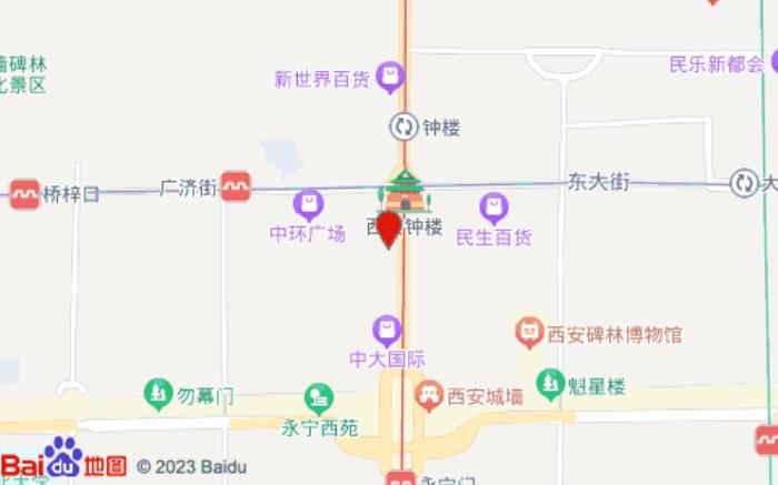 如家酒店·neo(西安钟楼地铁站店)位置图