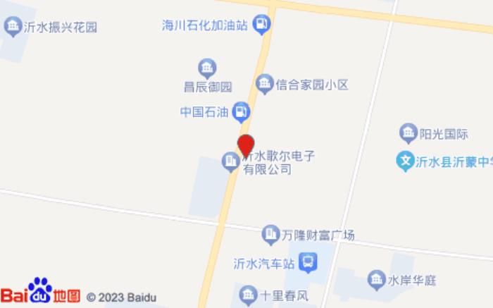 银座佳驿连锁酒店(沂水汽车站店)位置图